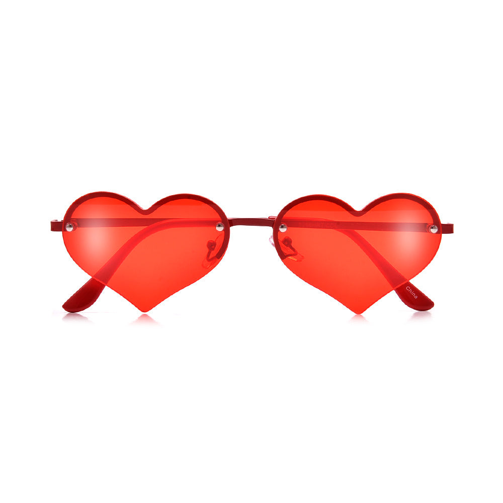 Cutesy Colorful Heart Shaped Lens Sunnies
