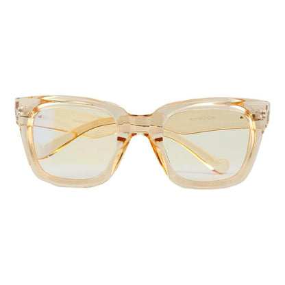 BOLD TRANSLUCENT BLUE LIGHT FILTERING CAT EYE EYEWEAR